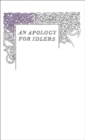An Apology for Idlers - Book