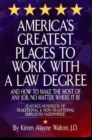 America's Greatest Places to Work with a Law Degree - Book