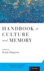 Handbook of Culture and Memory - Book