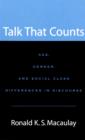 Talk that Counts : Age, Gender, and Social Class Differences in Discourse - eBook