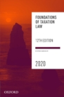 Foundations of Taxation Law 2020 - Book