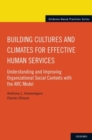Building Cultures and Climates for Effective Human Services : Understanding and Improving Organizational Social Contexts with the ARC Model - Book