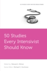 50 Studies Every Intensivist Should Know - eBook