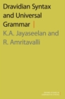 Dravidian Syntax and Universal Grammar - Book