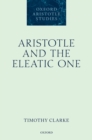 Aristotle and the Eleatic One - eBook