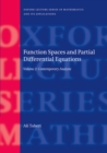 Function Spaces and Partial Differential Equations : Volume 2 - Contemporary Analysis - eBook