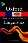 The Concise Oxford Dictionary of Linguistics - eBook