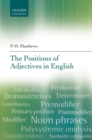 The Positions of Adjectives in English - eBook