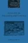 Aristotle on Meaning and Essence - eBook