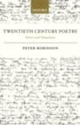 Twentieth Century Poetry : Selves and Situations - eBook