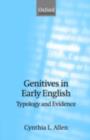 Genitives in Early English : Typology and Evidence - Cynthia L. Allen