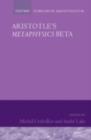 Aristotle's Metaphysics Beta : Symposium Aristotelicum - eBook