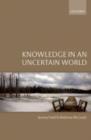Knowledge in an Uncertain World - eBook