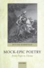 Mock-Epic Poetry from Pope to Heine - eBook