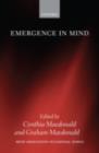 Emergence in Mind - eBook