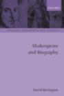 Shakespeare and Biography - eBook