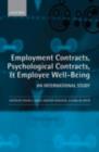Employment Contracts, Psychological Contracts, and Employee Well-Being : An International Study - eBook