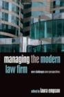 Managing the Modern Law Firm : New Challenges, New Perspectives - eBook