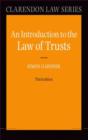 An Introduction to the Law of Trusts - eBook