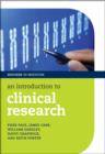 An Introduction to Clinical Research - eBook