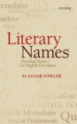 Literary Names : Personal Names in English Literature - eBook