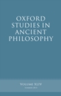 Oxford Studies in Ancient Philosophy, Volume 44 - eBook