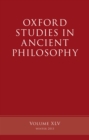 Oxford Studies in Ancient Philosophy, Volume 45 - Brad Inwood