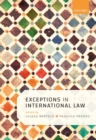 Exceptions in International Law - eBook