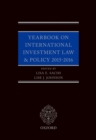 Yearbook on International Investment Law & Policy 2015-2016 - eBook