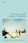 The Emergence of the Lyric Canon - eBook