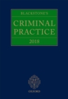 Blackstone's Criminal Practice 2018 - David Ormerod