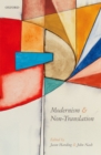 Modernism and Non-Translation - eBook