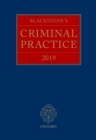 Blackstone's Criminal Practice 2019 - eBook