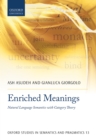 Enriched Meanings : Natural Language Semantics with Category Theory - eBook