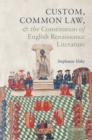 Custom, Common Law, and the Constitution of English Renaissance Literature - eBook