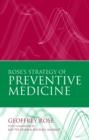Rose's Strategy of Preventive Medicine - Book