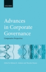 Advances in Corporate Governance : Comparative Perspectives - eBook