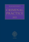 Blackstone's Criminal Practice 2023 - eBook