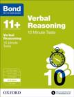 Bond 11+: Verbal Reasoning: 10 Minute Tests : 8-9 years - Book