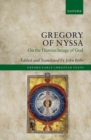 Gregory of Nyssa: On the Human Image of God - Book