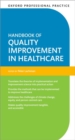 Oxford Professional Practice: Handbook of Quality Improvement in Healthcare - Book