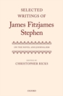 Selected Writings of James Fitzjames Stephen : On the Novel and Journalism - Book
