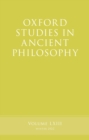 Oxford Studies in Ancient Philosophy - eBook