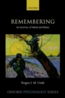 Remembering : An Activity of Mind and Brain - Book
