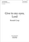 Give to my eyes, Lord - Book