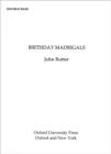 Birthday Madrigals - Book