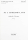 This is the record of John - Book