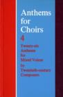 Anthems for Choirs 4 - Book