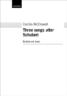 Three Songs after Schubert - Book