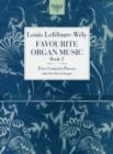 Favourite Organ Music Book 2: Five Concert Pieces - Book